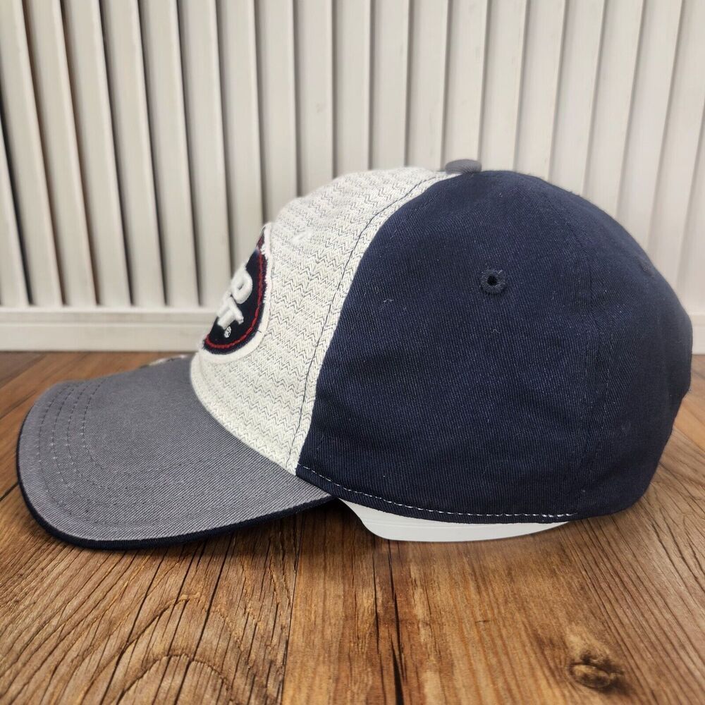 Anheuser-Busch Bud Light Distressed Strapback Hat Cap Blue White Bottle Opener - Picture 6 of 11
